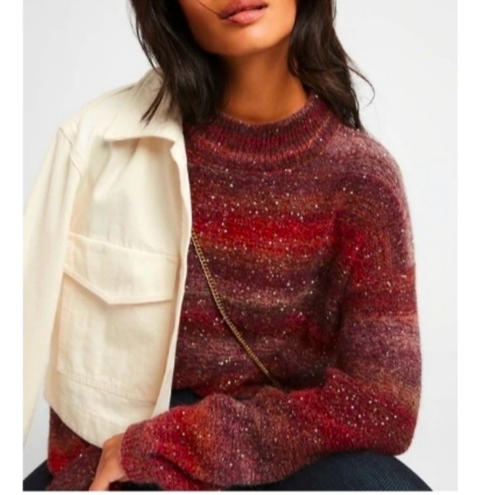 BANANA REPUBLIC Ombre Sequin Sweater size L